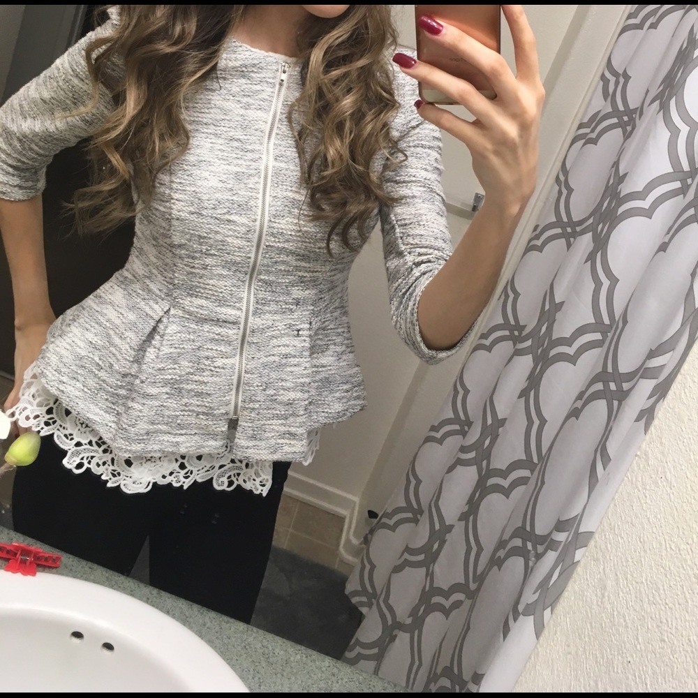 Peplum jacket